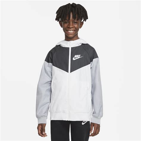 nike windbreaker schwarz kinder|Nike windbreakers for kids.